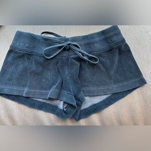 HARD TAIL navy terry cloth shorts